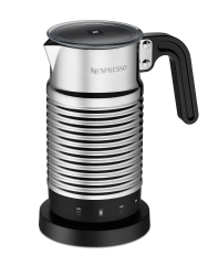 NESPRESSO Aeroccino 4 Milchaufschäumer, Elektrischer Schaumaufbereiter für 120 ml cremigen Milchschaum und 240 ml heiße Milch, spülmaschinenfester Aufschäumer, Silber Angebot bei HelloDeals