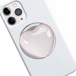 Magnetischer Handy Griffhalter in Herzform – Ausziehbarer Handyhalter & Ständer, Kompatibel, Rutschfestes Smartphone Zubehör für iPhone & andere Handys (Rosa) Angebot bei HelloDeals