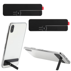 TIESOME Ultradünner Handy Ständer, 2 Stück Unsichtbar Einstellbare Vertikale Horizontale Platzierung Telefonständer Telefonhülle Metall Kick Stand Kompatibel mit jedem Handy Angebot bei HelloDeals