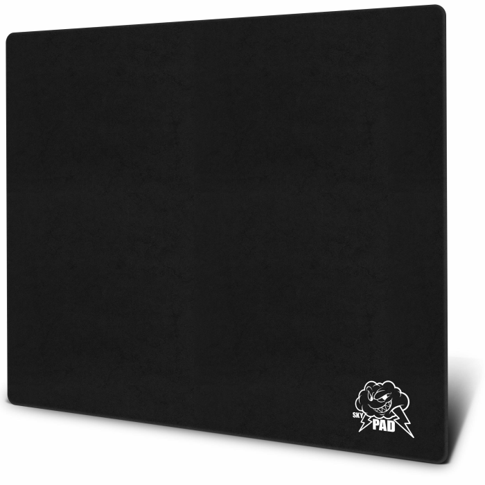 SkyPAD Glass 3.0 XL Gaming Mauspad mit Cloud Logo | Professionelle Große Mausmatte | 400 x 500 mm | Schwarz | Spezielle Glasoberfläche mit Verbesserter Präzision Und Geschwindigkeit Angebot bei HelloDeals