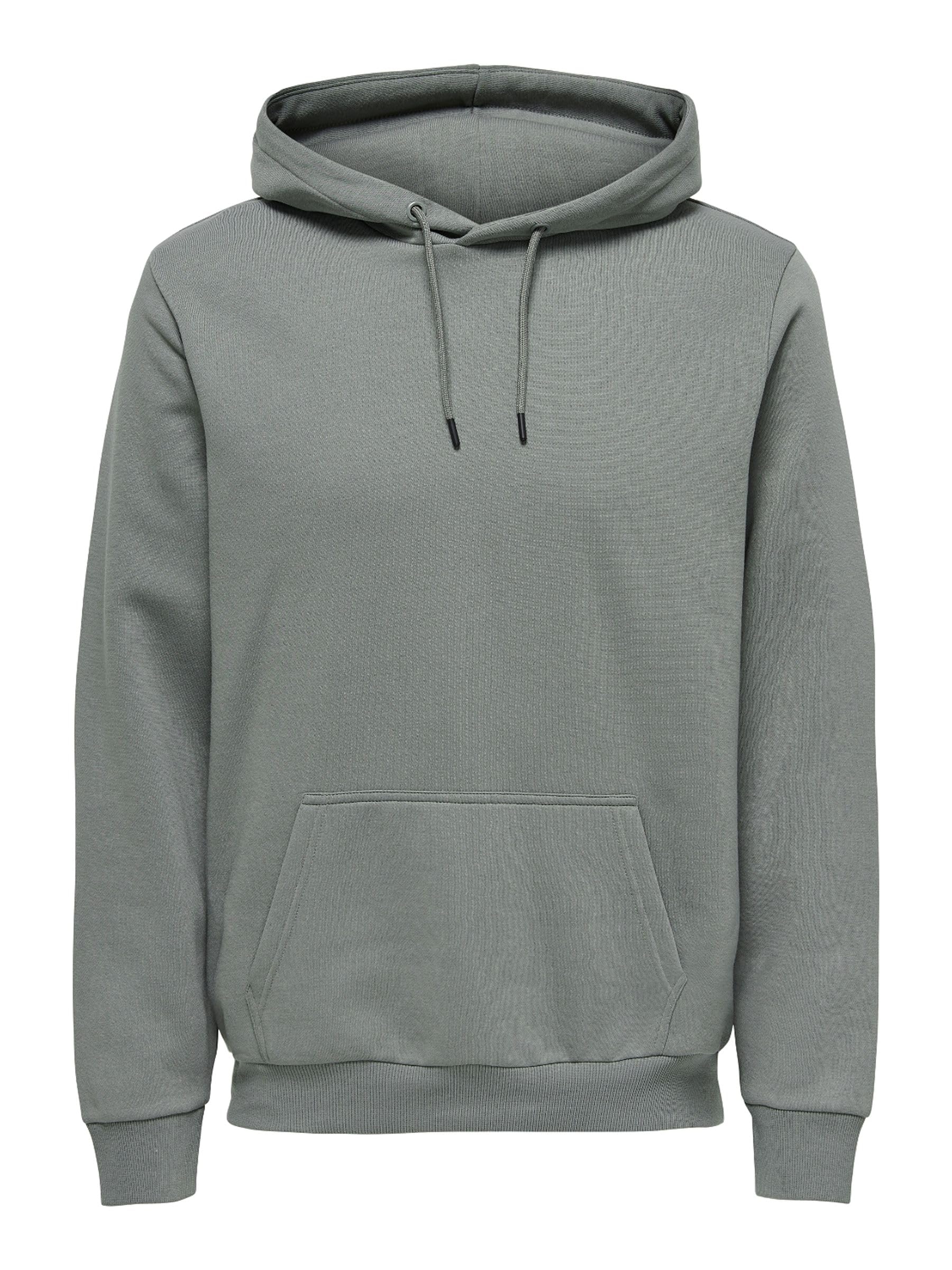 ONLY & SONS Male Kapuzenpullover ONSCERES Sweatshirt L Grau (Castor Gray) Angebot bei HelloDeals