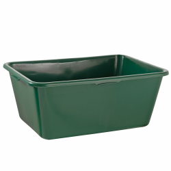 BURI Wildwanne XXL Wanne Groß Lebensmittelecht Eckig 90 Liter Kunststoffwanne Plastikwanne - Kunststoff Behälter Garten Futterwanne Wassertrog, Wasserbottich Wasserbecken Grün 1 Stück 90 Liter Angebot bei HelloDeals