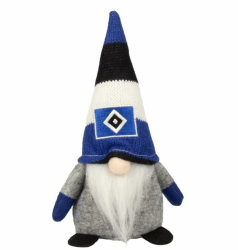 Hamburger SV HSV Weihnachtswichtel Weihnachten Dekoration BWS, ca. 18 x 14 x 6 cm, 100% Polyester Angebot bei HelloDeals
