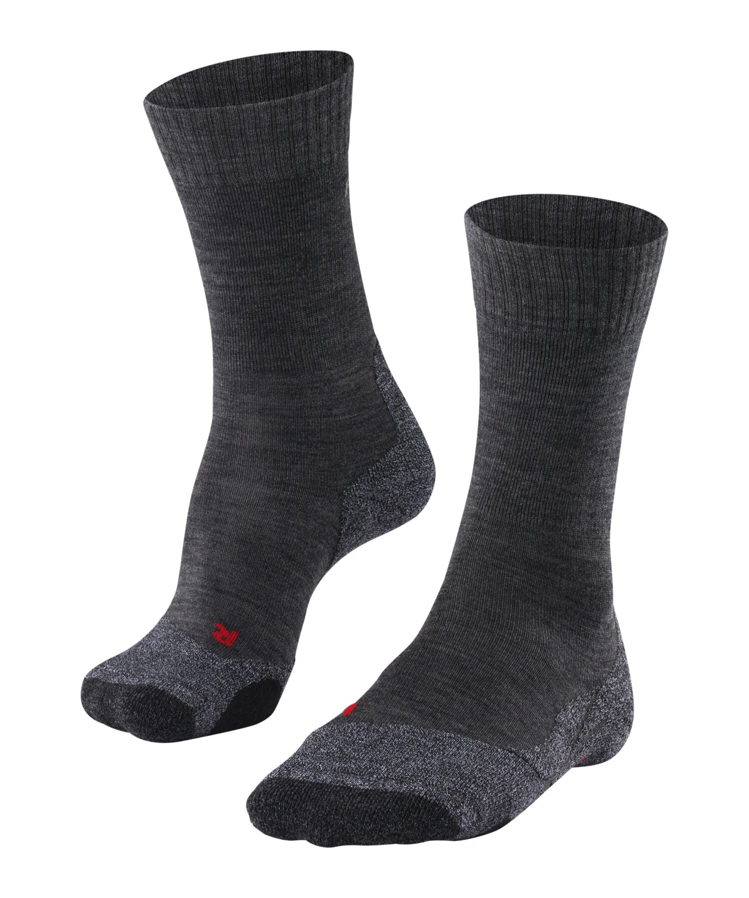 FALKE Damen TK2 Wandersocken mittelstarke Polsterung antiblasen warm Trekkingsocken Thermo atmungsaktive schnelltrocknende klimaregulierende geruchshemmende Wolle Funktionsmaterial 1 Paar 39-40 Grau Asphalt Melange 3180 Angebot bei HelloDeals