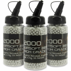 G8DS® Softair Munition Airsoft 6mm BB Weiss poliert 2000 STK im Speedloader 0,2g Angebot bei HelloDeals