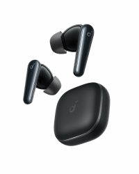 soundcore Liberty 5 by Anker, kabellose Earbuds mit Noise Cancelling, 2X stärkere Stimmreduktion, ANC in Echtzeit, Schnellladen, Dolby Audio, klare KI-Telefonate mit 6 Mics, Lange Akkulaufzeit Tinten-Schwarz Angebot bei HelloDeals