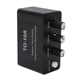 Mini-Stereo-Audio-Vorverstärker, Vollmetallgehäuse, mit Bass- und Höhenregelung für Heim-Audio- und Musikliebhaber Angebot bei HelloDeals