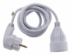 Verlängerungskabel mit integriertem Überspannungsschutz – 1,90 m – 3G1mm² Angebot bei HelloDeals