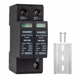 Überspannungsschutzgeräter PV Anlage DC 500V 2P T2 überspannungsschutz Photovoltaik-Ableiter-Spannungs-Blitzschutz für Photovoltaik Solar und Stromversorgung (2P DC 500V) Angebot bei HelloDeals