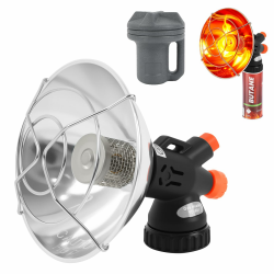 Gasheizung Camping, Heizstrahler Gas, Camping Heizung Gas mit Elektro ZüNdung, Ga sstrahler für Ga sflasche, Ga s Heizstrahler für Aussen für Angeln, Wandern, Jagd, Rucksackreisen Angebot bei HelloDeals
