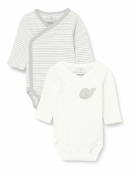 Playshoes Unisex Kinder Wickelbody 1/1-Arm 2er Pack Wal, 62, 2- natur 62 natur 1/1-Arm 2er Pack Wal Angebot bei HelloDeals