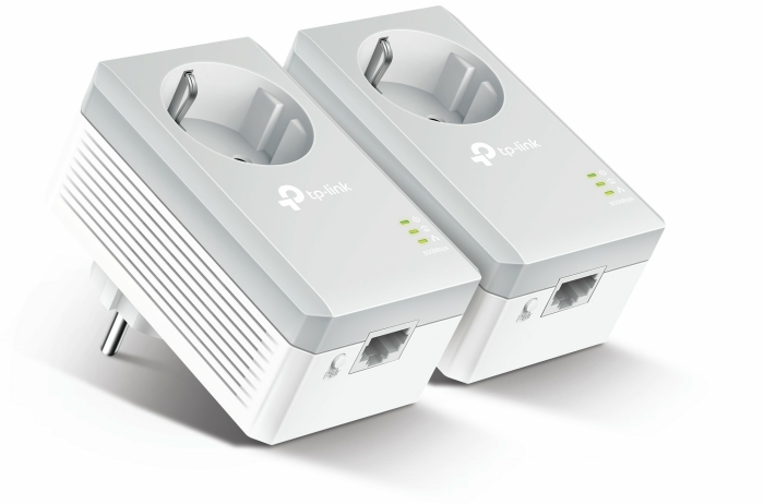 TP-Link Powerline Adapter Set TL-PA4010P KIT(600Mbit/s, mit Steckdose, 100Mbit/s-Ethernet-LAN, Kompatibel mit allen HomePlug AV/AV2 Powerline Adaptern, schnelle Datenübertragung über die Stromleitung) TL-PA4010P KIT, AV6000 powerline Angebot bei HelloDeals