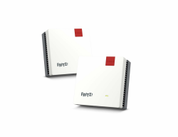 FRITZ!Mesh Set 1700 2er-Set | schnelles Wi-Fi 7 bis zu 3.600 MBit/s | WLAN-Abdeckung für 3-5 Räume | ideal für Internetrouter oder Glasfasermodem (ONT) | einfache Einrichtung | Made in Europe Angebot bei HelloDeals