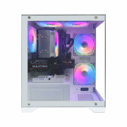 Gaming PC Ryzen 7 5700X (8 Kerne 16 Threads, bis 4,6 GHz) Desktop Computer Tower RTX 4060 8GB | 32GB RAM | 1TB NVMe SSD | WLAN | Win 11 | Prebuilt Gamer PC (Weiß) R7-5700X｜RTX 4060｜32GB｜1TB Angebot bei HelloDeals