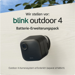 Der neue Blink Outdoor 4-Batterie-Erweiterungspack | Zubehör für die kabellose intelligente Outdoor 4-Überwachungskamera | Vier Jahre Batterielaufzeit | Schnell eingerichtet | Batterien mitgeliefert Angebot bei HelloDeals