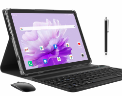 ZONKO Android 14 Tablet 10 Zoll 3-in-1 Tablet Mit Tastatur Maus Stift, 256GB TF 64GB ROM Octa-Core|WiFi 6 & Bluetooth 5.0 | Google GMS-Zertifizierung Widevine L1| 7000mAh |13MP|Tablette PC - Grau Gray Angebot bei HelloDeals