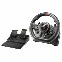 Superdrive - Rennlenkrad SV650 Racing Wheel lenkräd mit Pedalen, Shift & Vibration - Xbox Series X/S, Switch, PS4, Xbox One, PC, PS3 (programmierbar für alle Spiele) Angebot bei HelloDeals
