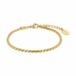 s.Oliver Damen-Armband Edelstahl 32024548 Gold 20 Angebot bei HelloDeals