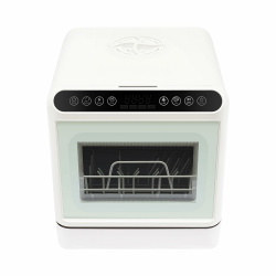 Mini Geschirrspüler Spülmaschine mit 6 Liter Wassertank, Freistehender Tischgeschirrspüler mit 4 Programme, Tragbarer Geschirrspüler Auto-Trocknung ohne Wasseranschluss Angebot bei HelloDeals