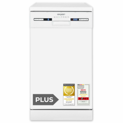 Exquisit PLUS Geschirrspüler 45 cm, Unterbaufähig, 9 Maßgedecke, 9 Liter, ECO-Programm, Startzeitvorwahl, GSP59309-030E weiss 9 Maßgedecke Weiß Angebot bei HelloDeals