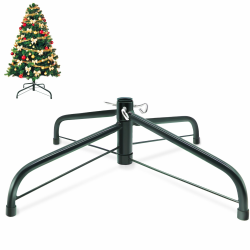 Christbaumständer 40/50/60 cm - Baumständer für Künstliche Weihnachtsbaum Kreuz Basis 150-240 cm - Klappbarer Weihnachtsbaumständer mit 2.2-3.2 cm Bohrung - Grüner Tannenbaumständer 40cm-φ2.2cm Angebot bei HelloDeals