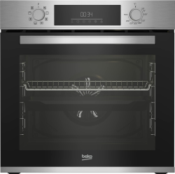 Beko BBSM12340X Einbau-Backofen-Set, zwei autarke Geräte: Induktionskochfeld mit 4 Kochzonen, Backofen mit 8 Heizarten, 72 l Garraum-Volumen, Kindersicherung, Sensortasten, Schwarz/Edelstahl Angebot bei HelloDeals