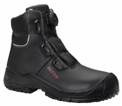 ELTEN Sicherheitsschuhe Laurenzo BOA Mid ESD S3S, Damen und Herren, Leder, Stahlkappe, leicht, robust 46 EU Schwarz Angebot bei HelloDeals