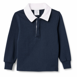 Amazon Essentials Jungen Rugby-Poloshirt 4 Jahre Marineblau Angebot bei HelloDeals