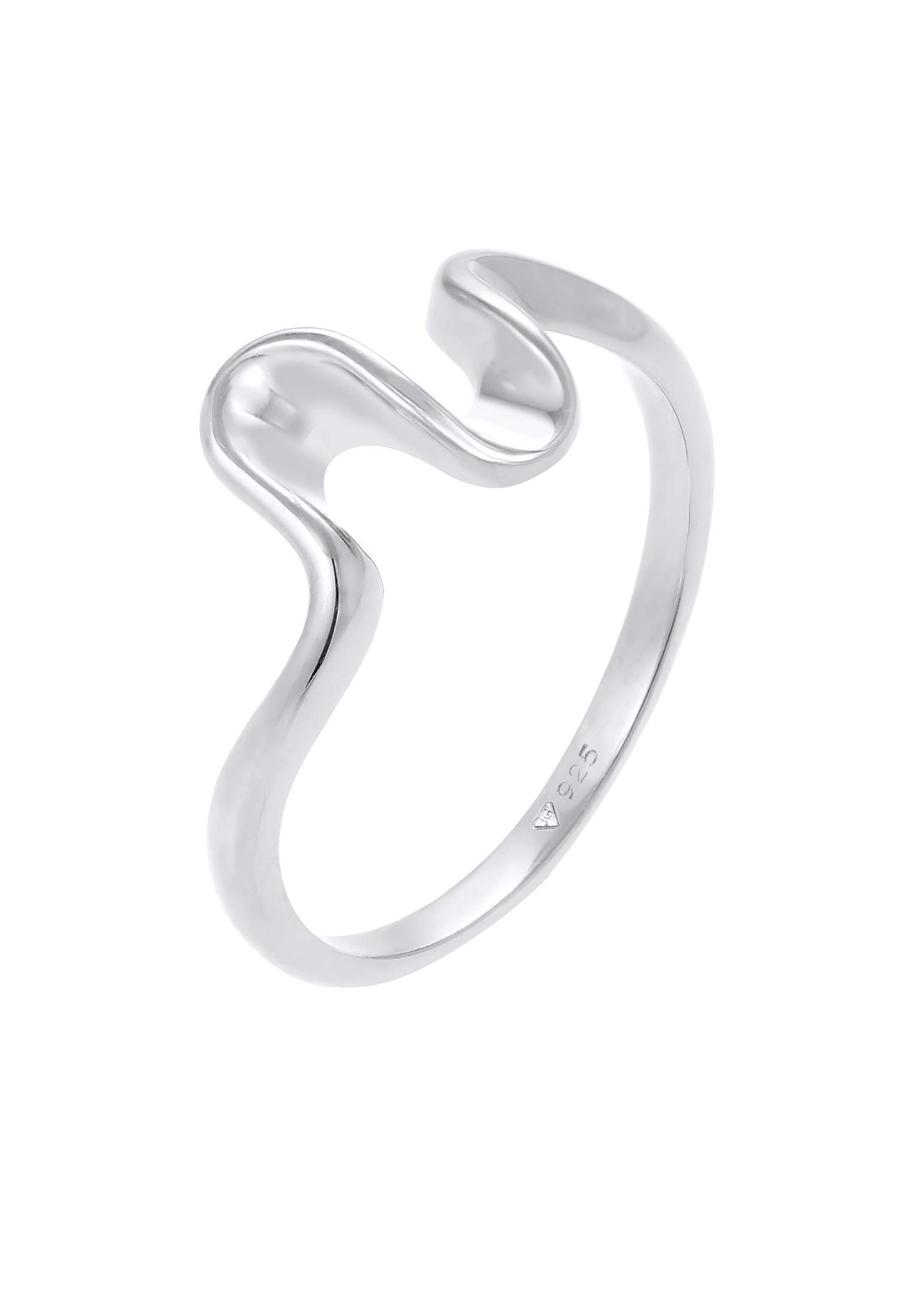 Elli (ELJW5) Damen-Memoir Ring V-Form 925_Sterling_Silber mit '- Ringgröße 0606751217 56 Angebot bei HelloDeals