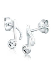 Elli Ohrringe Damen Ohrstecker Note mit Kristallen in 925 Sterling Silber Angebot bei HelloDeals