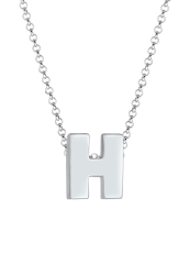 Elli Halskette Damen Buchstabe S Initialen Trend Minimal in 925 Sterling Silber Angebot bei HelloDeals