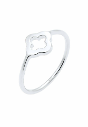 Elli Damen Ring Kleeblatt 925 Sterling Silber 0609210616 54 Angebot bei HelloDeals