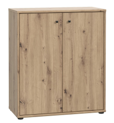 FORTE TEMPRA 2 Kommode mit 2 Türen, Holzwerkstoff, Artisan Eiche Dekor, (B x H x T) 73,7 x 85,5 x 34,8 cm Angebot bei HelloDeals