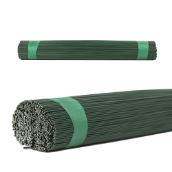 IFLO Steck- und Wickelddraht GRÜN & BLAU geglüht 300mm - Basteldraht, Blumendraht, Bindedraht, Floristikdraht für Trockenblumen, DIY Projekte (1,5mm x 300mm Grün 40Stück) Angebot bei HelloDeals