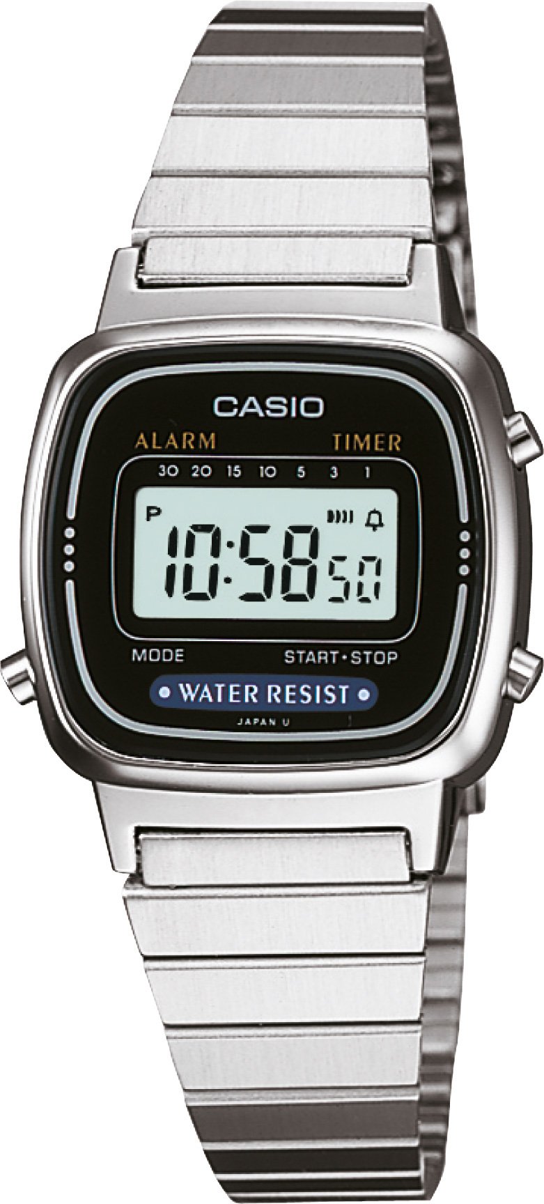 Casio Damen Digital mit Edelstahl Armbanduhr LA670W Angebot bei HelloDeals