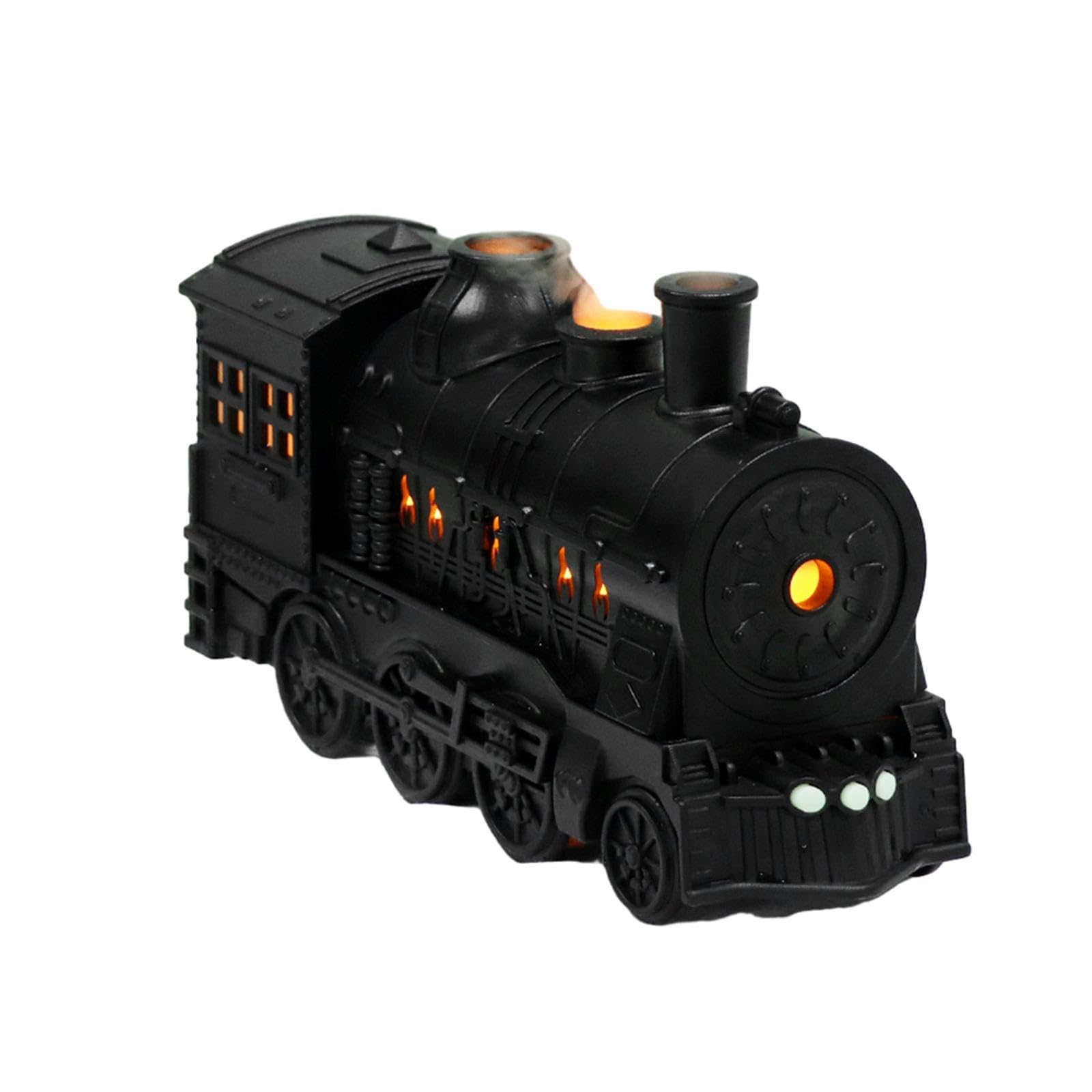 perfk Retro Train Diffusor für ätherische Öle, Luftbefeuchter, EU 220 V Stecker, Aroma-Diffusoren für Fitnessstudio, Spa, Wohnzimmer, Zuhause, Schwarz Schwarz B Angebot bei HelloDeals