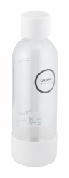 GROHE Blue Fizz, Wasserflasche (Fassungsvermögen: 850ml, nicht spülmaschinenfest, Bajonettverschluss, kompatibel Blue Fizz Wassersprudler), weiß, 41250L00 850 ml Weiß Angebot bei HelloDeals
