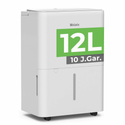 Luftentfeuchter elektrisch 12L, Entfeuchter elektrisch für Keller, Raumentfeuchter elektrisch 35dB für Räume bis zu 122m³/25m², mit Filter und 1M Ablaufschlauch, Timer, 10 J. Gar. 12L/Tag Angebot bei HelloDeals