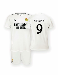 Real Madrid Heimtrikot für Kinder - Größe 116 bis 164 - Saison 2024/2025 Fußballtrikot für Kinder - Weiß Mbappé 8 Jahre Angebot bei HelloDeals