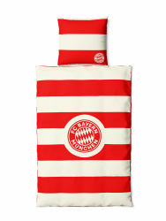 FC Bayern München I Bettwäsche Flanell I Rot-Weiß I 135 x 200 cm I Fußballfan I Bundesliga Einheitsgröße Angebot bei HelloDeals