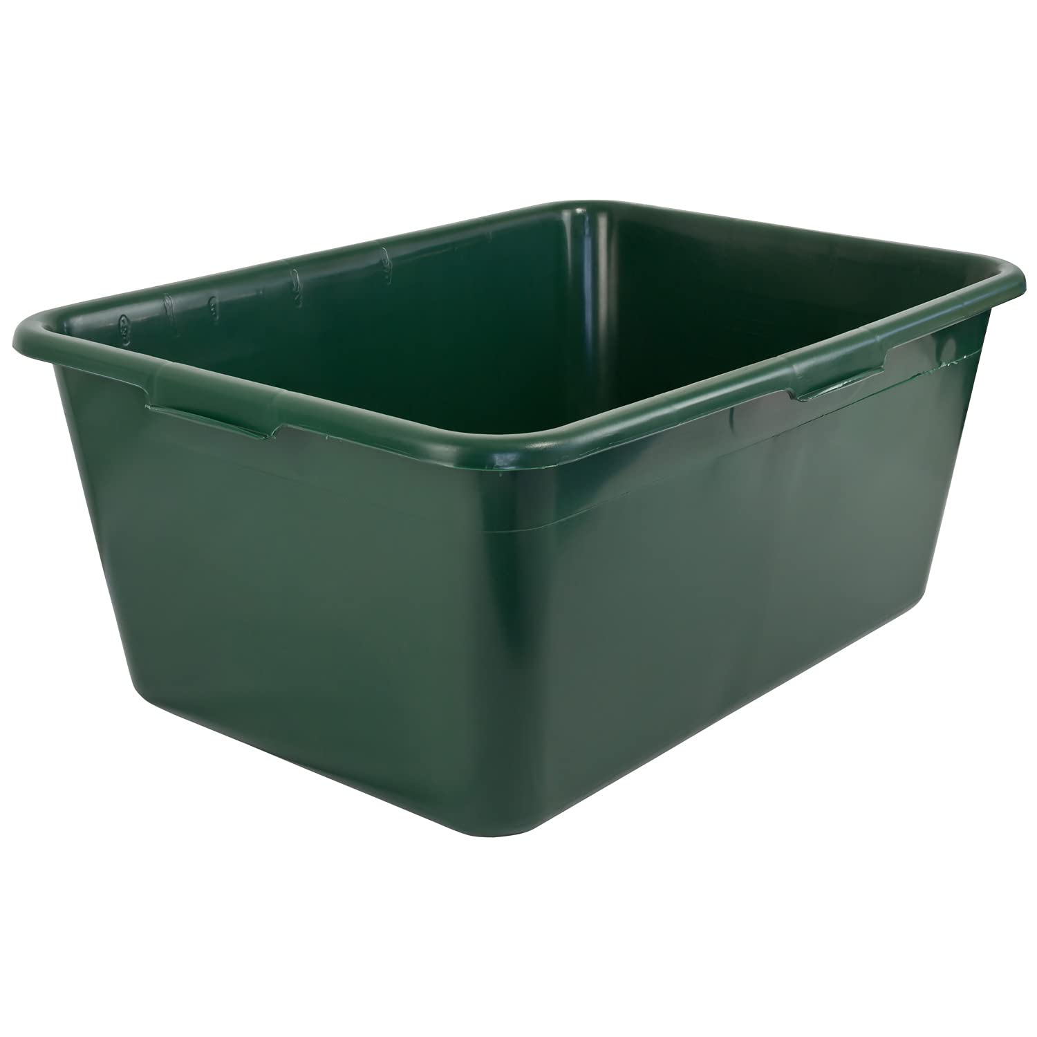 Petigi Wildwanne Wanne Gross Lebensmittelecht XXL Groß Eckig 90 Liter Kunststoffwanne Plastikwanne Kunststoff Behälter Garten Wassertrog rechteckig Grün 1 Stück 90 L Angebot bei HelloDeals