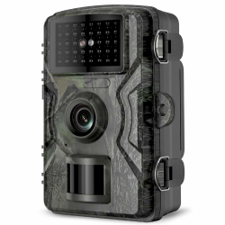 Wildkamera, 60MP 4K Video Wildtierkamera, 0,1 Sekunden ausgelöste IP66 wasserdichte Wildkamera mit Nachtsicht und Infrarotfunktion zur Tierüberwachung Armeegrün Angebot bei HelloDeals