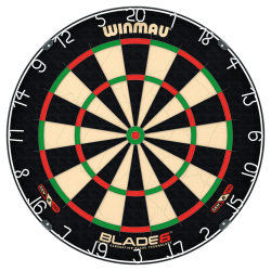 WINMAU Dartscheibe - Blade 6 Dartscheibe | Blade 6 Bündel - Professionelles PDC-Dartboard mit Offiziellen Turnierspezifikationen für Darts-Enthusiasten Angebot bei HelloDeals