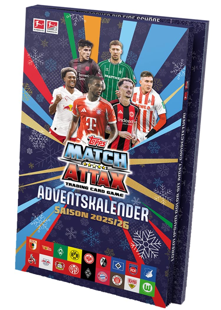 Match Attax Bundesliga 2025/2026 – Adventskalender Angebot bei HelloDeals