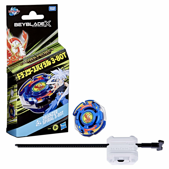 Hasbro Beyblade X X-Over Project Dranzer Spiral 3-80T Starter Pack Kreisel und Starter Angebot bei HelloDeals