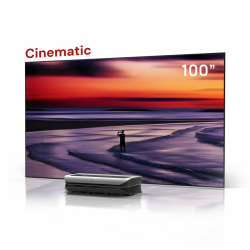 AWOL VISION LTV-3000 Pro + 120" Cinematic Screen Bundle – 4K UHD HDR10+ Dolby Vision & Atmos Ultrakurzdistanz RGB-Laser-Beamer Heimkino Angebot bei HelloDeals