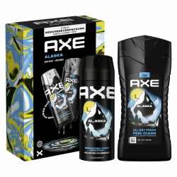 Axe Geschenkset Alaska Pflegeset mit Bodyspray und Duschgel (150 ml + 250 ml) Alaska 250 ml (1er Pack) Angebot bei HelloDeals