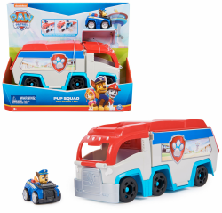 Spin Master PAW Patrol - Mini-Patroller Pup Squad Teamfahrzeug mit Chase, Transformer Spielzeug mit Startrampe, für Kinder ab 3 Jahren, 25cm Angebot bei HelloDeals