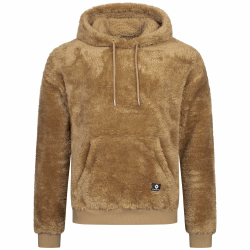 Höhenhorn Bärg Hoodie Teddyfleece Herren Kapuzen Pullover Hoody Sweatshirt XL Beige Angebot bei HelloDeals