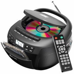 KLIM CD Player mit Kassette, Kassettenspieler, Kassettenrekorder, Radio mit CD und Kassette, CD Player mit Radio & USB, Bluetooth CD-Player, AM/FM Radio, Netz- und Batteriebetrieb Angebot bei HelloDeals